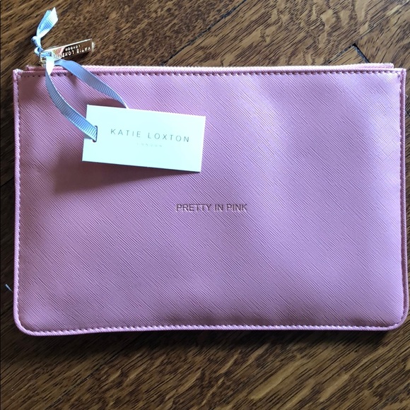 Katie Loxton Handbags - Katie Loxton Pretty in Pink Vegan Pouch NWT
